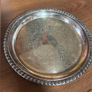 Vintage Leonard Silverplate Serving Tray